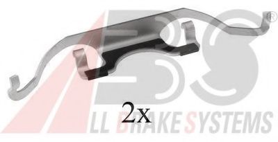 1224Q ABS Brake System Accessory Kit, disc brake pads