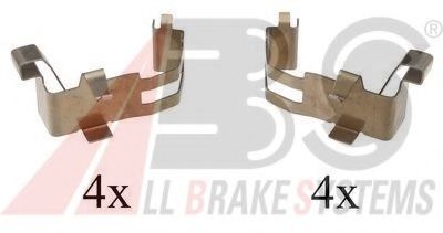 1226Q ABS Accessory Kit, disc brake pads