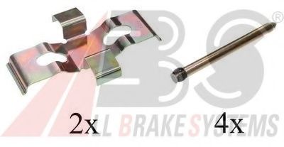 1248Q ABS Brake System Accessory Kit, disc brake pads