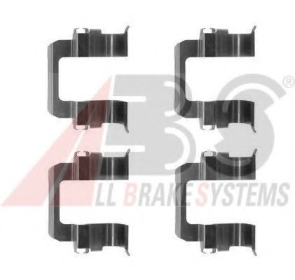1252Q ABS Brake System Accessory Kit, disc brake pads