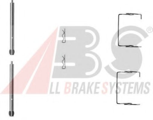 1267Q ABS Brake System Accessory Kit, disc brake pads