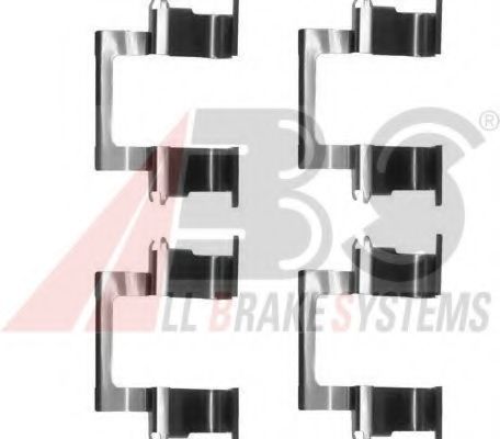 1274Q ABS Brake System Accessory Kit, disc brake pads