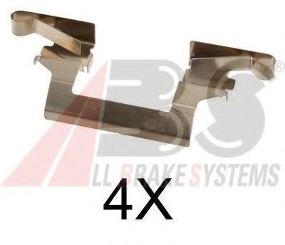 1614Q ABS Brake System Accessory Kit, disc brake pads