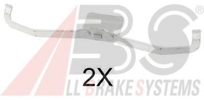 1639Q ABS Brake System Accessory Kit, disc brake pads