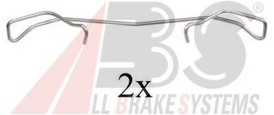1678Q ABS Brake System Accessory Kit, disc brake pads