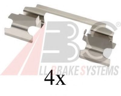 1686Q ABS Brake System Accessory Kit, disc brake pads