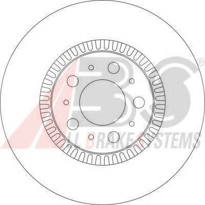 17012 OE ABS Brake System Brake Disc