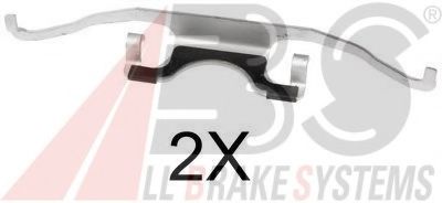 1702Q ABS Brake System Accessory Kit, disc brake pads