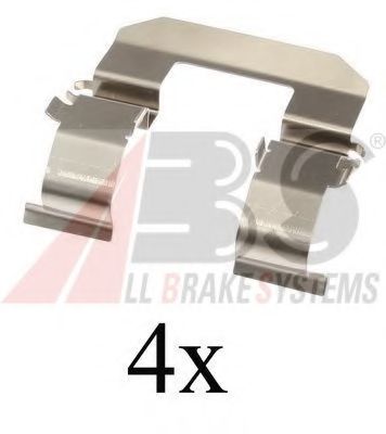 1704Q ABS Brake System Accessory Kit, disc brake pads