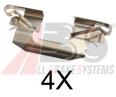 1720Q ABS Brake System Accessory Kit, disc brake pads