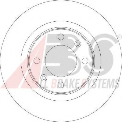 17337 OE ABS Brake System Brake Disc
