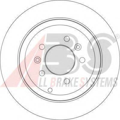 17343 OE ABS Brake System Brake Disc