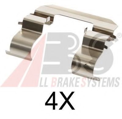 1735Q ABS Brake System Accessory Kit, disc brake pads