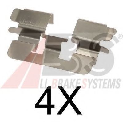 1741Q ABS Brake System Accessory Kit, disc brake pads