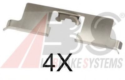 1745Q ABS Brake System Accessory Kit, disc brake pads