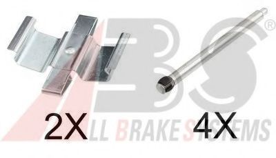 1765Q ABS Brake System Accessory Kit, disc brake pads