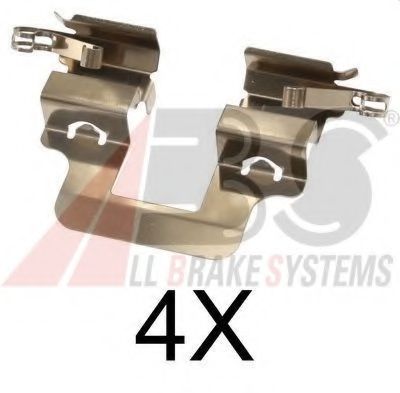 1766Q ABS Brake System Accessory Kit, disc brake pads