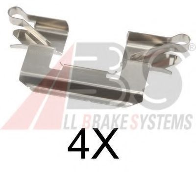 1772Q ABS Brake System Accessory Kit, disc brake pads