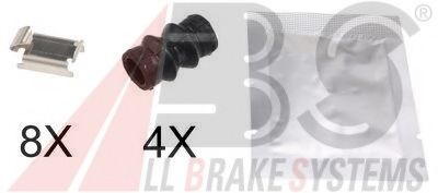 1788Q ABS Brake System Accessory Kit, disc brake pads