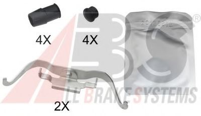 1790Q ABS Brake System Accessory Kit, disc brake pads