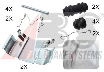 1836Q ABS Brake System Accessory Kit, disc brake pads