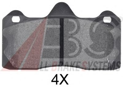 35042 OE ABS Brake Pad Set, disc brake
