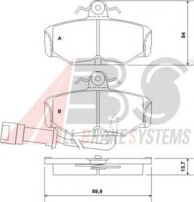 36170 ABS Wheel Suspension Track Control Arm