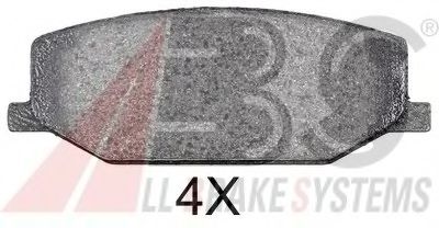 36179 OE ABS Brake Pad Set, disc brake
