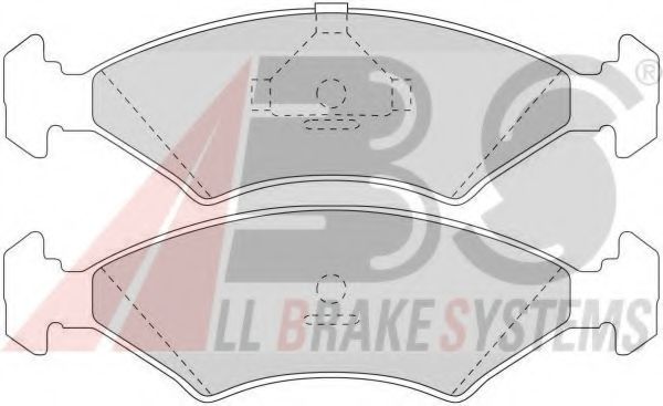36446 OE ABS Brake System Brake Pad Set, disc brake