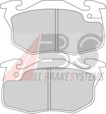 36565/1 ABS Brake System Brake Pad Set, disc brake