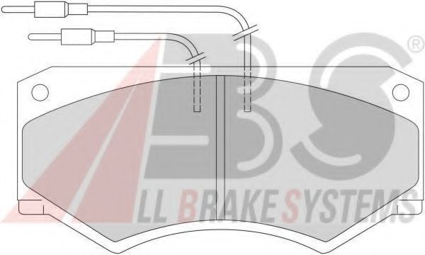 36590/1 ABS Brake System Brake Pad Set, disc brake