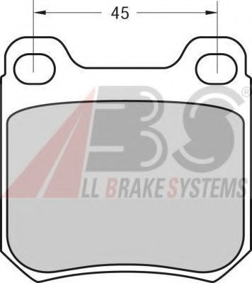 36624/1 ABS Brake Pad Set, disc brake