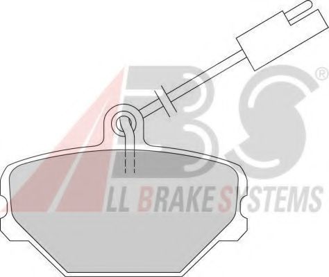 36630/1 ABS Brake Pad Set, disc brake