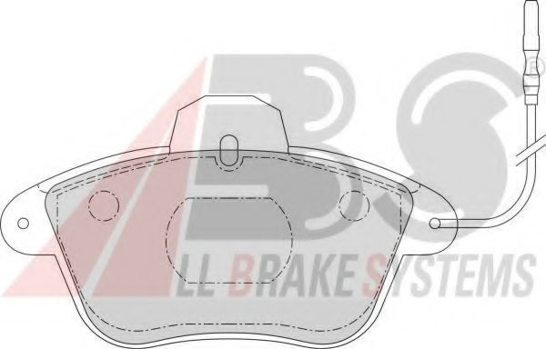 36670/1 OE ABS Brake Pad Set, disc brake