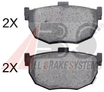 36692 OE ABS Brake System Brake Pad Set, disc brake
