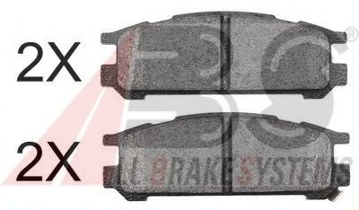 36721 OE ABS Brake System Brake Pad Set, disc brake