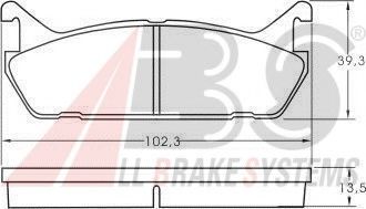 36723 ABS Exhaust System Holding Bracket, silencer