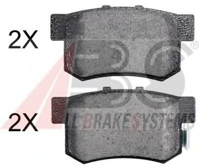 36757 OE ABS Brake Pad Set, disc brake