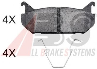 36796 OE ABS Brake Pad Set, disc brake