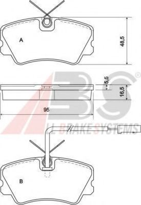 36819 ABS Rubber Buffer, suspension