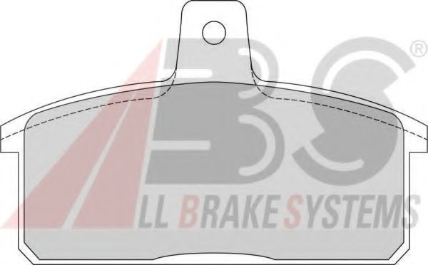 36851 ABS Brake Pad Set, disc brake