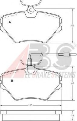 36867 ABS Deflection/Guide Pulley, v-ribbed belt