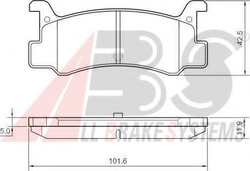 36868 ABS Flange, central injection
