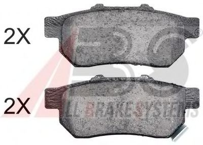 36870 OE ABS Brake Pad Set, disc brake