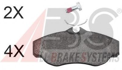 36941 OE ABS Brake Pad Set, disc brake