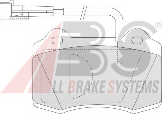 36946 OE ABS Brake Pad Set, disc brake