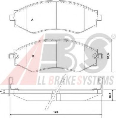 37053 ABS Track Control Arm