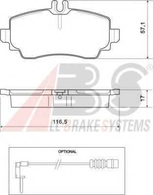 37078 ABS Track Control Arm