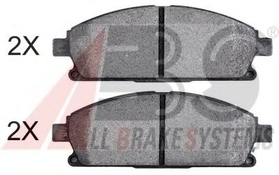 37081 OE ABS Brake System Brake Pad Set, disc brake