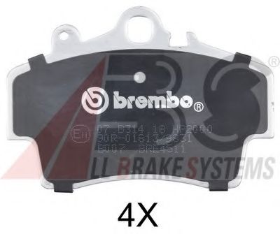 37094S ABS Brake Pad Set, disc brake